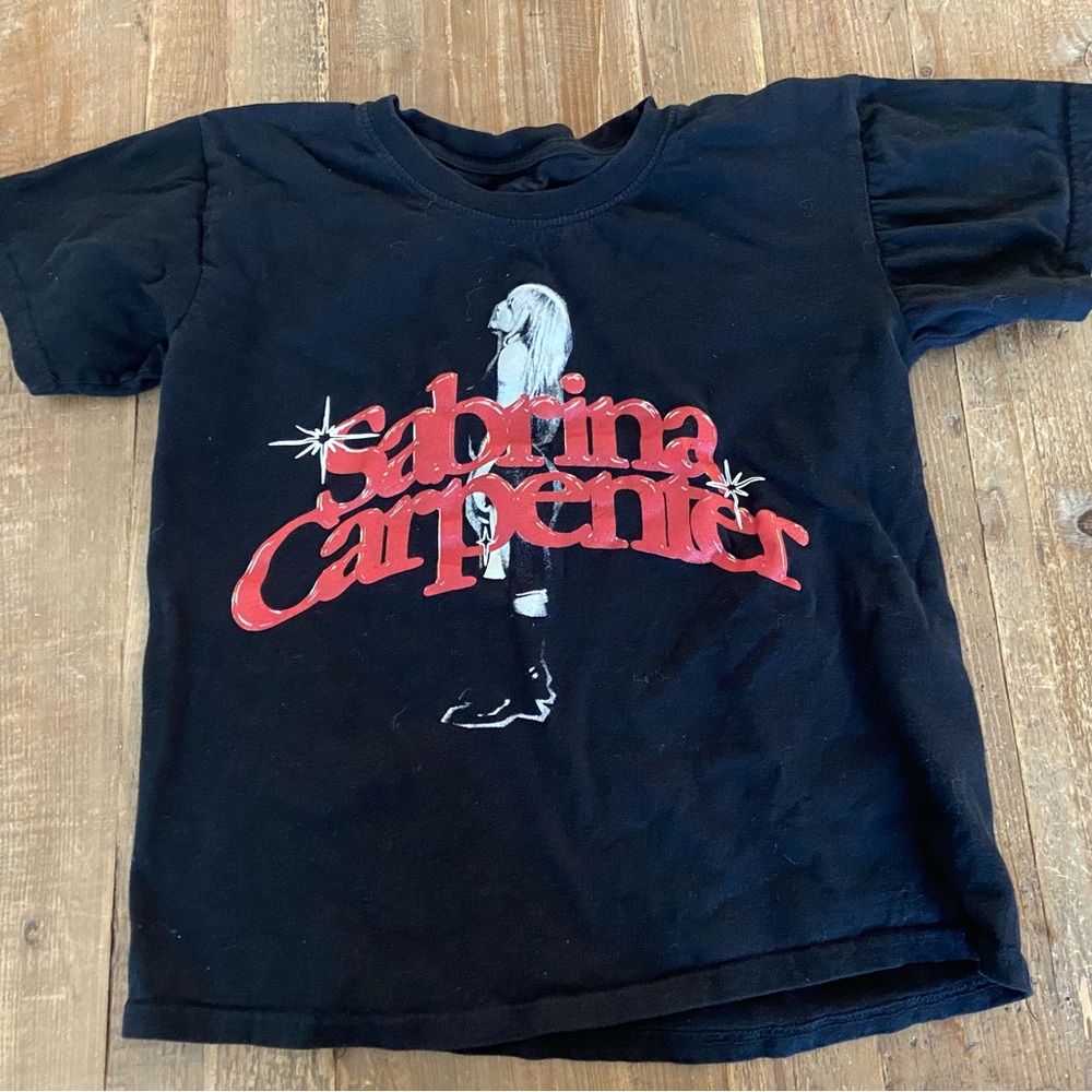 Sabrina‎ Carpenter Concert Tee Black Concert Tour T-Shirt Small
